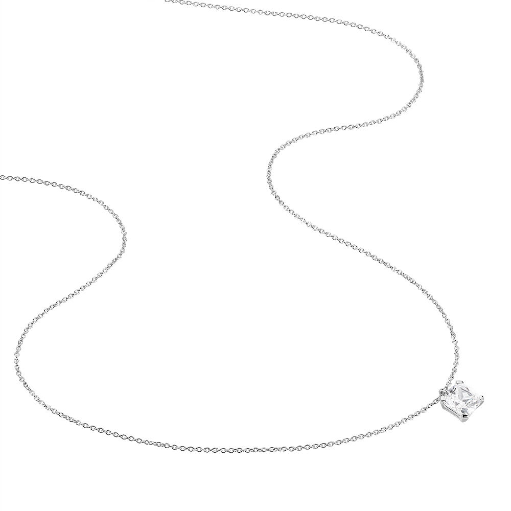 Collier Solitaire Argent Lyanna - Colliers solitaires Femme | Marc Orian