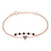 Bracelet Andreana Argent Rose Oxyde De Zirconium - Bracelets chaînes Femme | Marc Orian