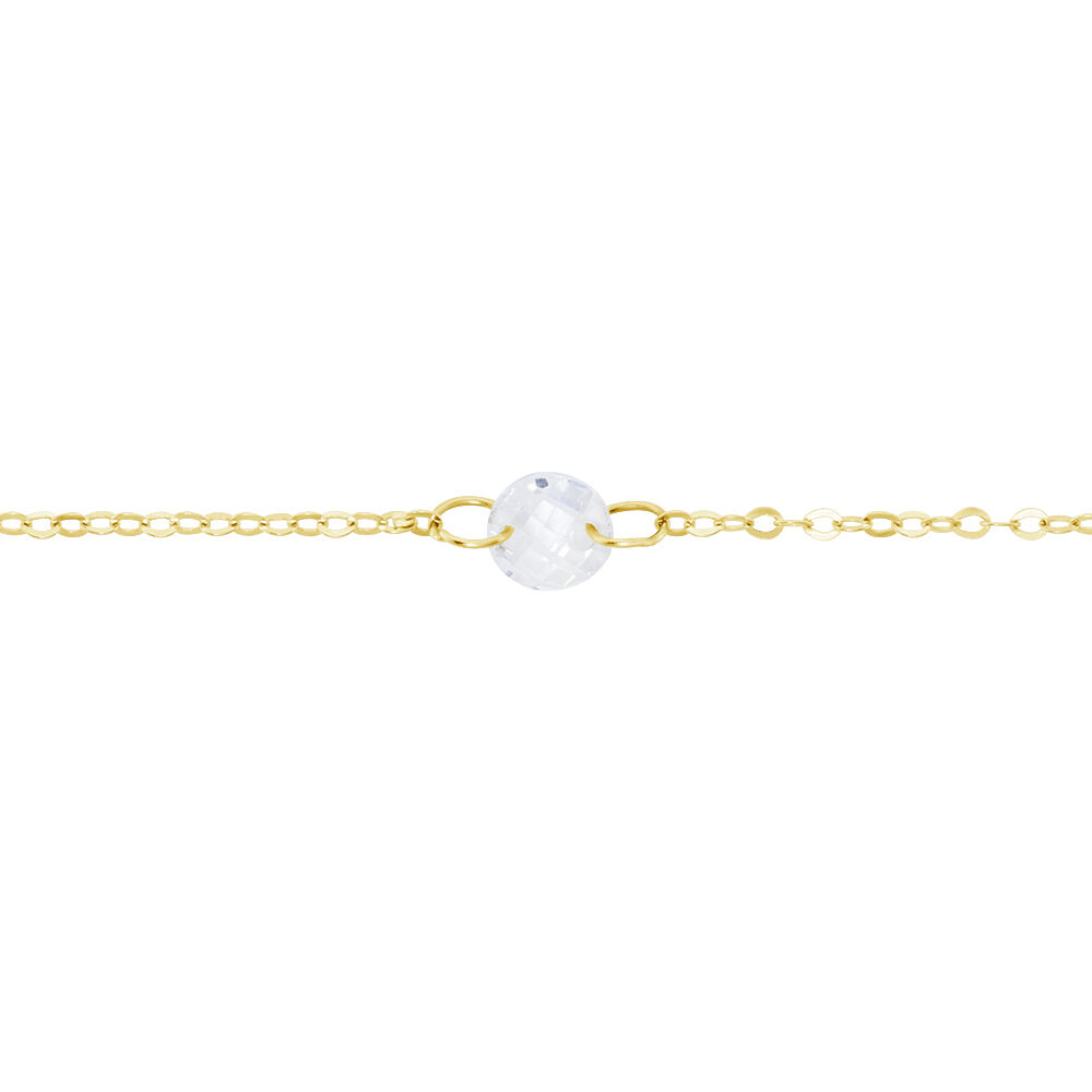Bracelet Or Jaune Emilee Oxyde De Zirconium - Bracelets chaînes Enfant | Marc Orian