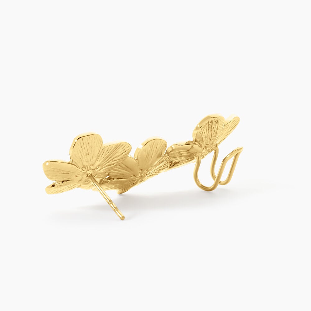 Bijoux D'Oreilles Barbade Acier Jaune - Piercings d'oreilles Femme | Marc Orian