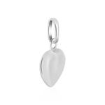 Pendentif Eudocie Coeur Lisse Or Blanc - Pendentifs Famille | Marc Orian