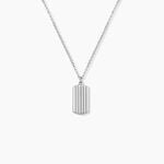 Collier Orace Argent Blanc - Colliers fantaisie Homme | Marc Orian