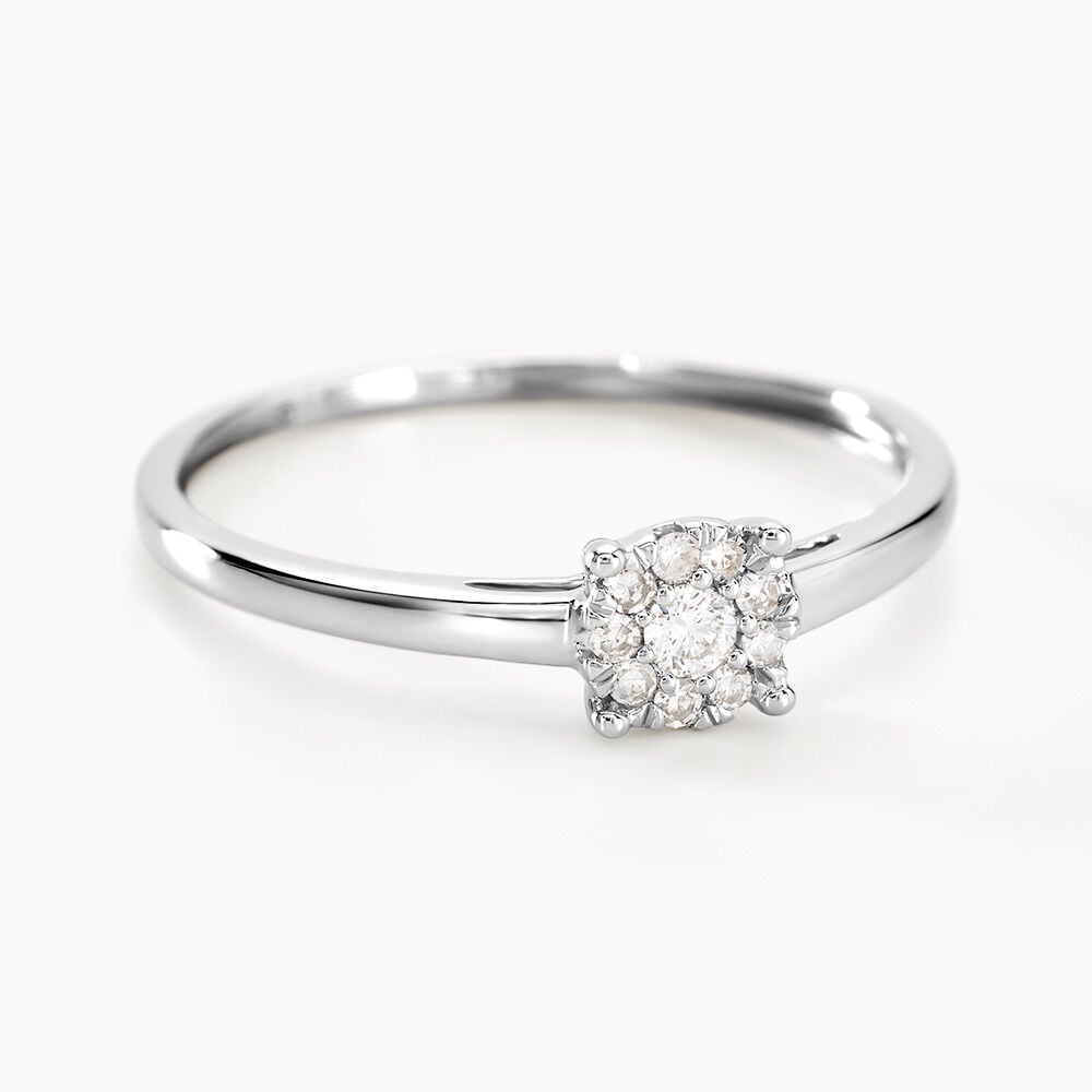 Bague Or Blanc Adeline Diamants - Bagues pierres pr&eacute;cieuses Femme | Marc Orian