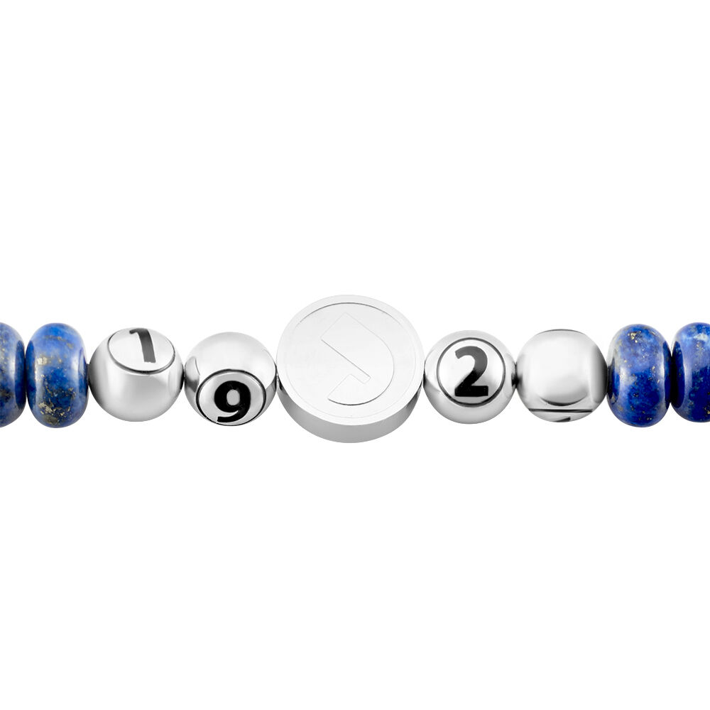 Bracelet Jourdan 1921 Acier Blanc œil De Tigre - Bracelets Lithothérapie Homme | Marc Orian