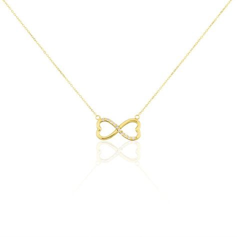 Collier Or Jaune Ilyas Oxyde De Zirconium - Colliers avec pierres Femme | Marc Orian