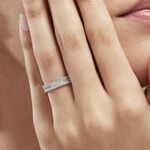 Bague Or Blanc Jacklyn Oxyde De Zirconium - Bagues avec pierre Femme | Marc Orian