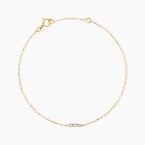 Bracelet Rosalin Or Jaune Diamant - Bracelets cha&icirc;nes Femme | Marc Orian