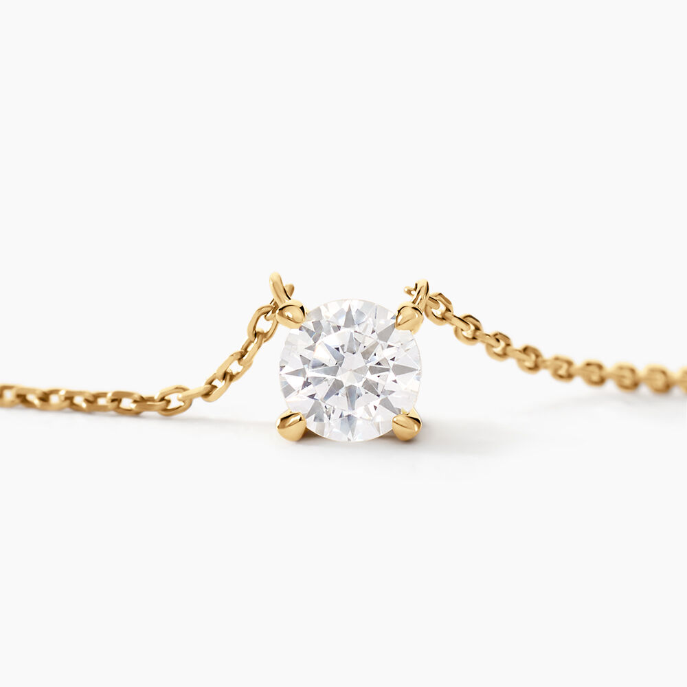 Collier Ponama Or Jaune Oxyde De Zirconium - Colliers avec pierres Femme | Marc Orian