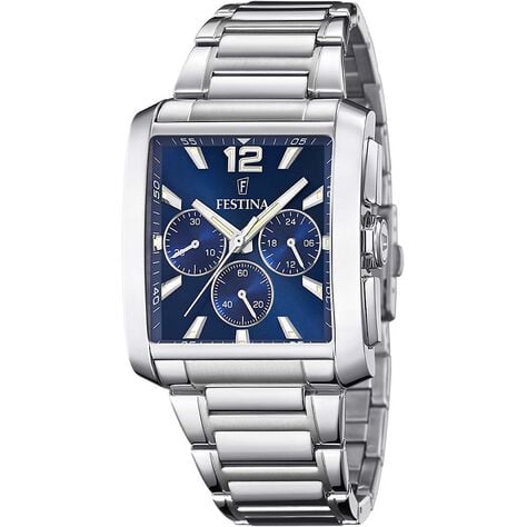 Montre Festina On The Square Chrono Bleu - Montres classiques Homme | Marc Orian