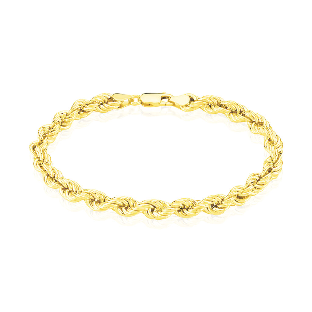Bracelet Jerry Maille Corde Or Jaune - Bracelets mailles Femme | Marc Orian