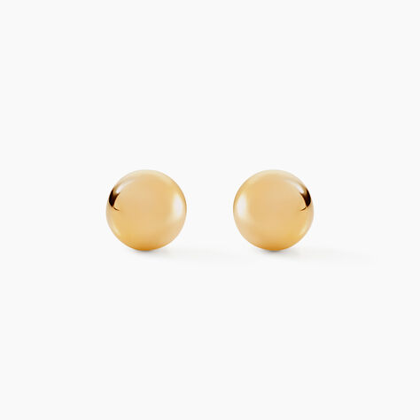 Boucles D'oreilles Puces Fidelia Or Jaune - Puces Famille | Marc Orian