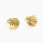Boucles D'Oreilles Puces Salina Acier Jaune - Puces Femme | Marc Orian