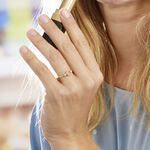 Bague Argent Dore Helko Calcedoine Rose - Bijoux fantaisie Femme | Marc Orian