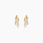 Boucles D'oreilles Puces Ester Or Jaune Diamant - Puces Femme | Marc Orian