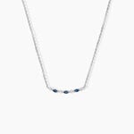 Collier Astrea Argent Blanc Spinelle Oxyde De Zirconium - Colliers avec pierres Femme | Marc Orian