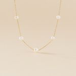 Collier Or Jaune Yolanda Perles De Culture - Colliers avec pierres Femme | Marc Orian