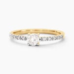 Bague Solitaire Servana Or Jaune Oxyde De Zirconium - Solitaires Femme | Marc Orian