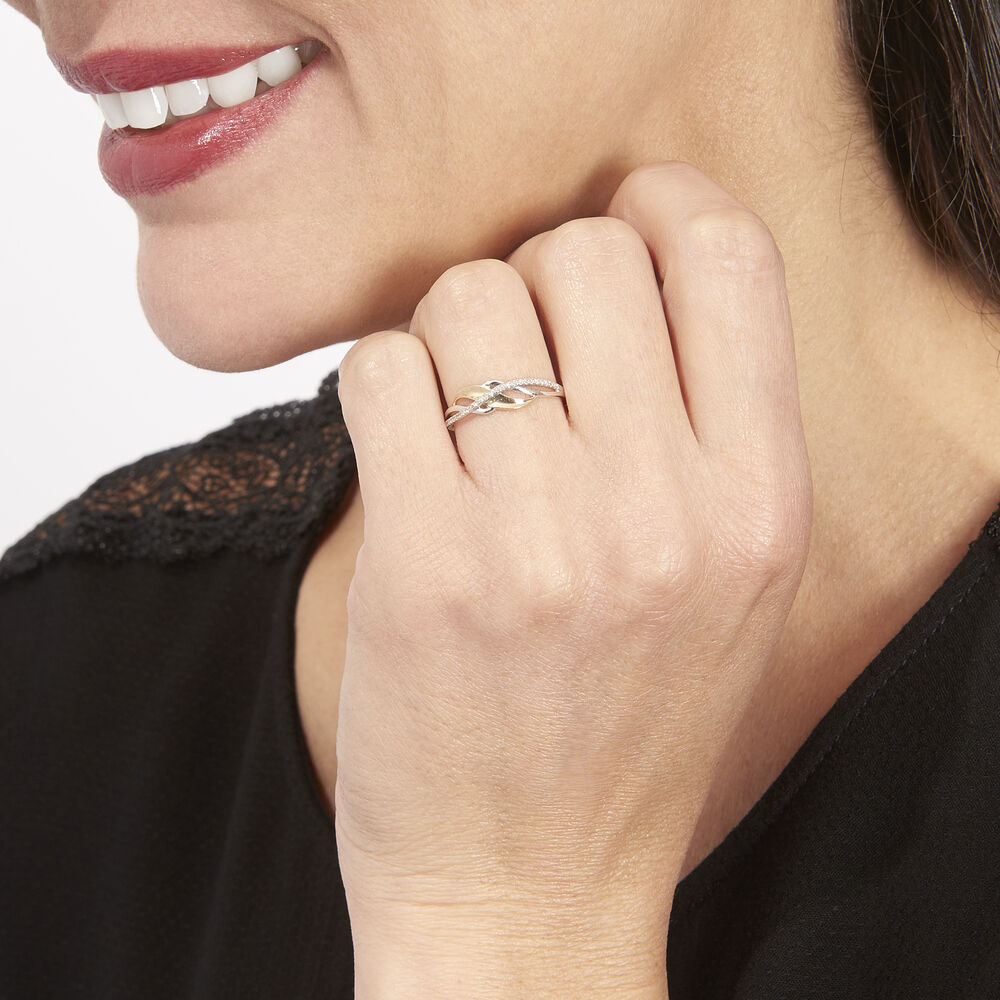 Bague Helene Or Bicolore Diamant - Bagues pierres précieuses Femme | Marc Orian
