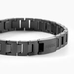 Bracelet Boss Candor Acier Noir - Bracelets cha&icirc;nes Homme | Marc Orian