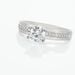 Bague Solitaire Mercan Argent Blanc Oxyde De Zirconium - Solitaires Femme | Marc Orian