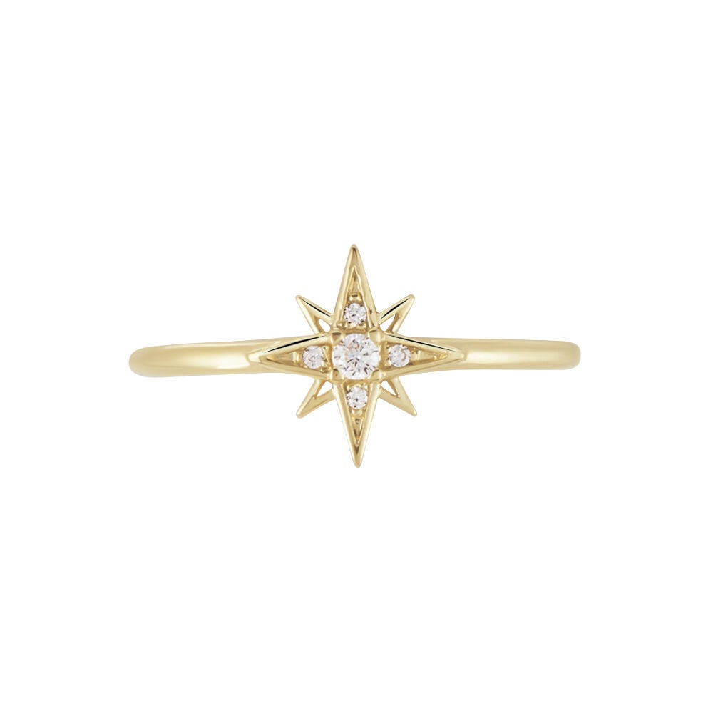 Bague Kazima Plaqué Or Oxyde De Zirconium - Solitaires Femme | Marc Orian
