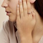 Bague Rosalyne Or Blanc Saphir Et Diamant - Bagues fian&ccedil;ailles Femme | Marc Orian