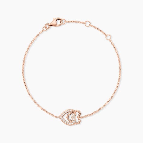 Bracelet Ottavia Argent Rose Oxyde De Zirconium - Bracelets fantaisie Femme | Marc Orian