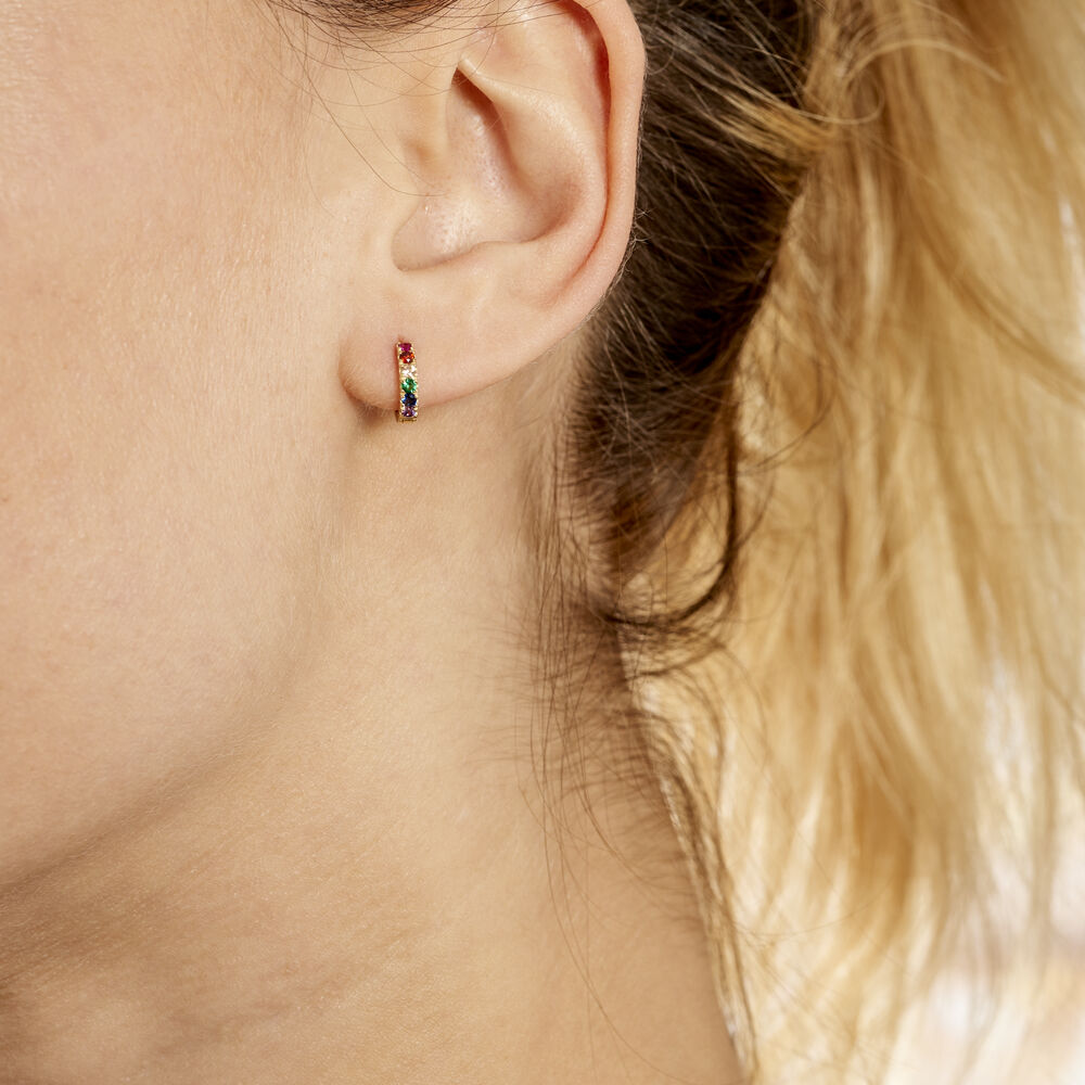 Creoles Andgelina Or Jaune Oxydes De Zirconium - Mix and Match Femme | Marc Orian
