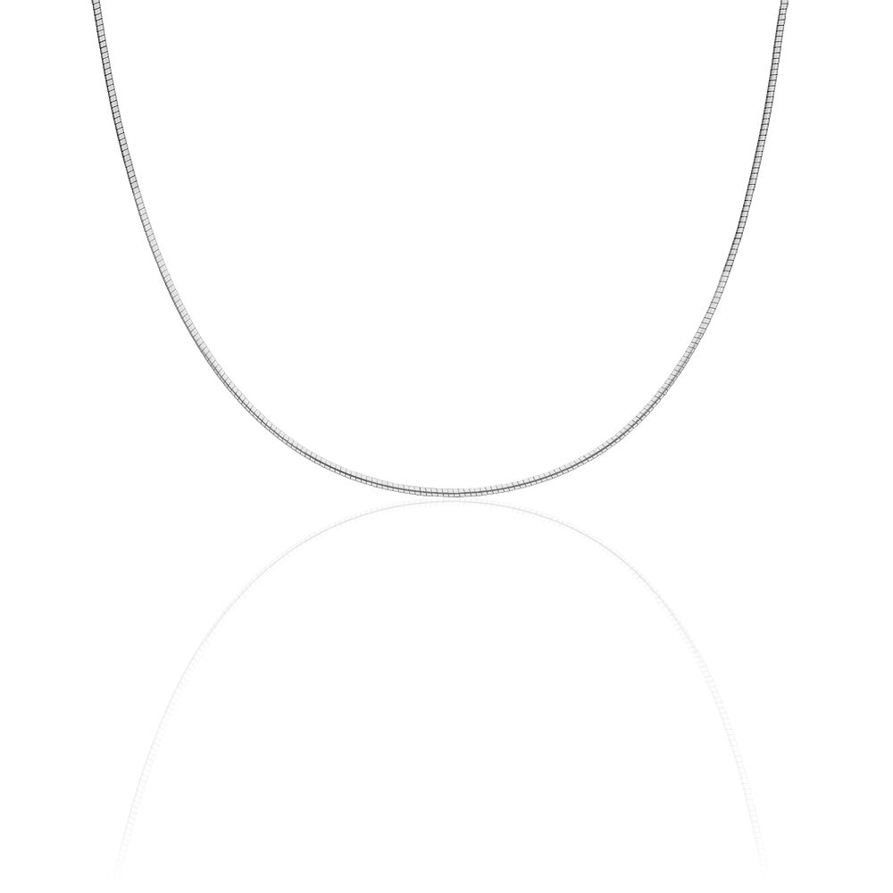 Chaîne Kassie Maille Omega Argent Blanc - Chaines Femme | Marc Orian