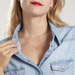 Collier Maelya Argent Rose Oxyde De Zirconium - Colliers avec pierres Femme | Marc Orian