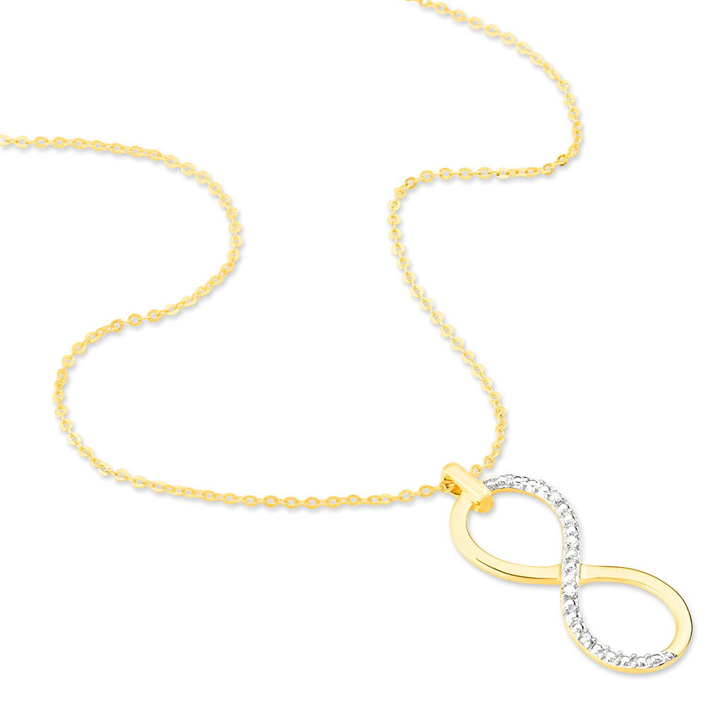 Collier Infino Or Jaune Diamant - Colliers avec pierres Femme | Marc Orian