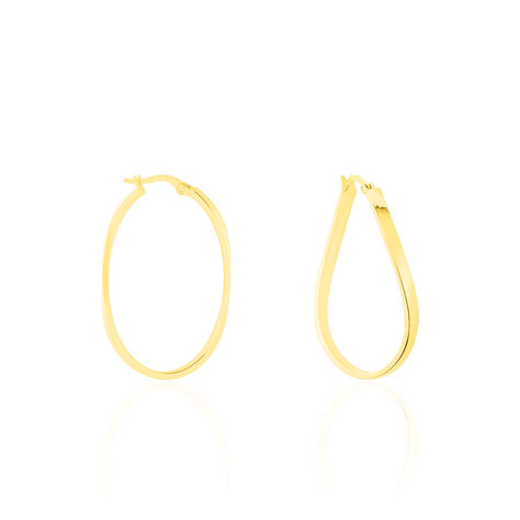 Créoles Silla Or Jaune - Boucles d'oreilles Créoles Femme | Marc Orian