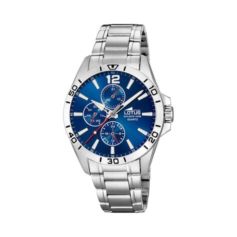 Montre Lotus Multifonction 42 Bleu - Montres &eacute;tanches Homme | Marc Orian