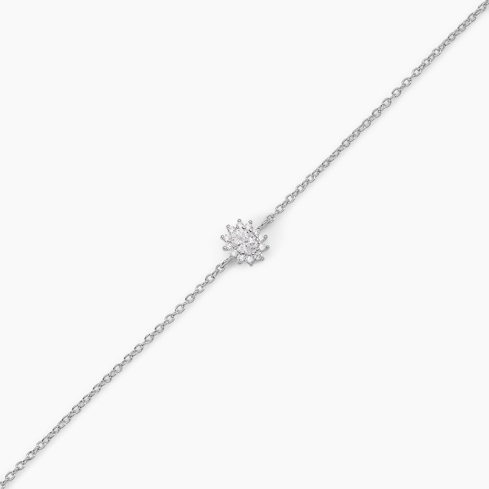 Bracelet Oliviane Argent Blanc Oxyde De Zirconium - Bracelets fantaisie Femme | Marc Orian