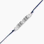 Bracelet Imogen Argent Blanc Oxyde De Zirconium - Bracelets cordons Femme | Marc Orian