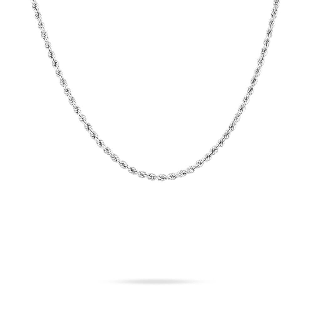 Collier Jerry Maille Corde Or Blanc - Chaines Femme | Marc Orian