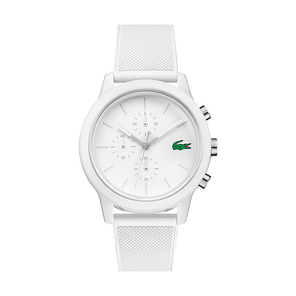 Montre blanche lacoste sale femme