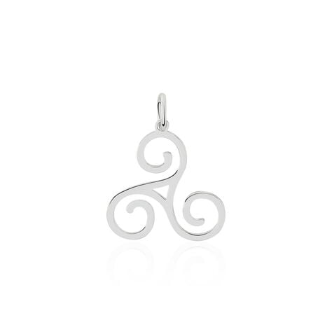 Pendentif Helge Argent Blanc - Pendentifs Famille | Marc Orian