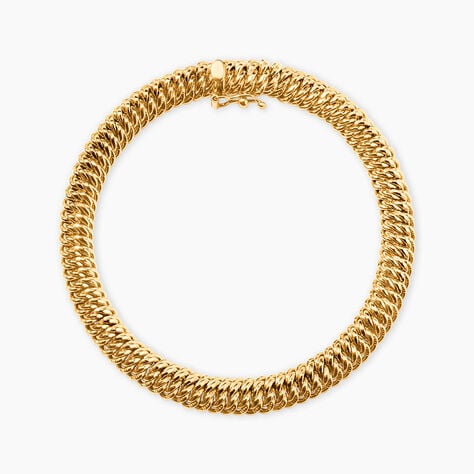 Bracelet Jimmy Maille Americaine Or Jaune - Bracelets mailles Femme | Marc Orian