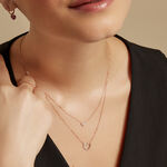 Collier Emilia Or Rose Diamant - Colliers multirangs Femme | Marc Orian