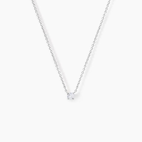 Collier Argent Lylwenn Oxydes De Zirconium - Colliers solitaires Femme | Marc Orian