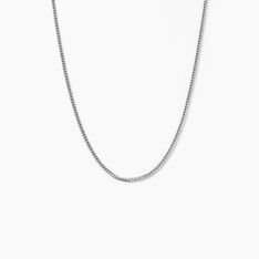 Chaîne Clementine Argent Blanc - Chaines Famille | Marc Orian