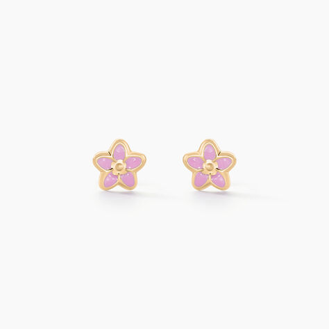 Boucles D'oreilles Puces Talyaa Or Jaune - Puces Enfant | Marc Orian