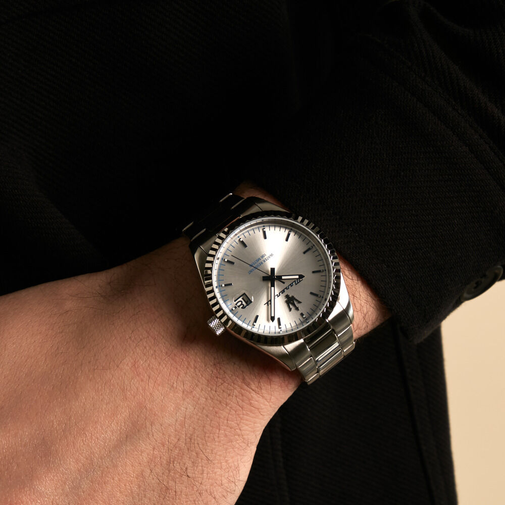 Montre Maserati Competizione Argent&eacute; - Montres &eacute;tanches Homme | Marc Orian