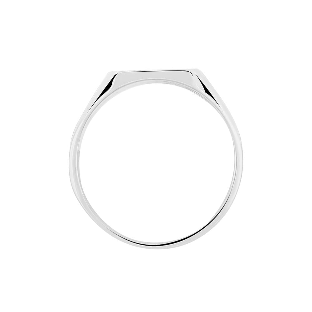 Chevalière Gringoire Argent Blanc - Bijoux personnalisés Homme | Marc Orian