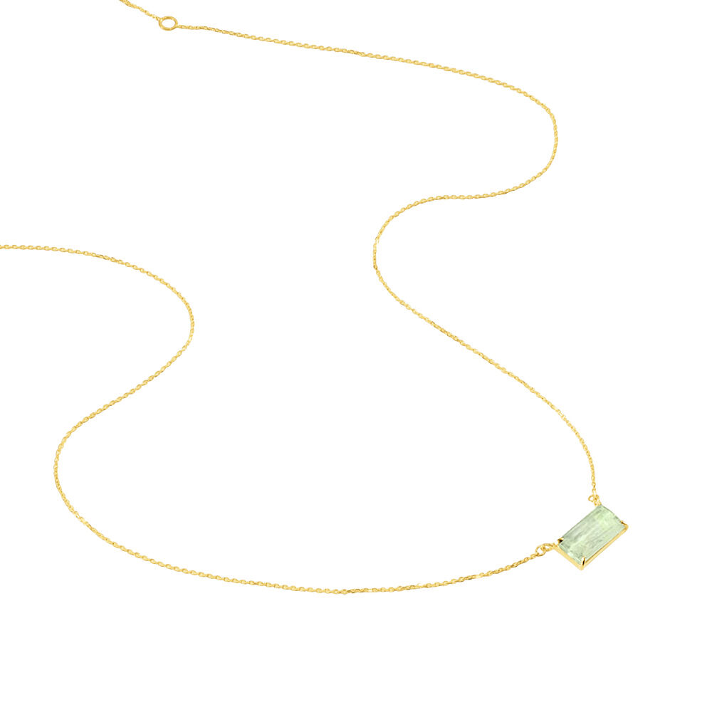 Collier Or Jaune Prasiolite - Colliers ras du cou Femme | Marc Orian