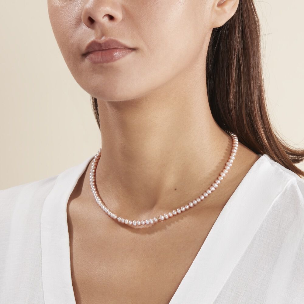 Collier Multicolore Or Jaune Perle De Culture - Colliers avec pierres Femme | Marc Orian
