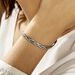 Bracelet Elae Argent Bicolore - Bracelets mailles Femme | Marc Orian