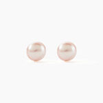 Boucles D'oreilles Puces Ursulina Or Jaune Perle De Culture - Boucles d'oreilles mariage Femme | Marc Orian