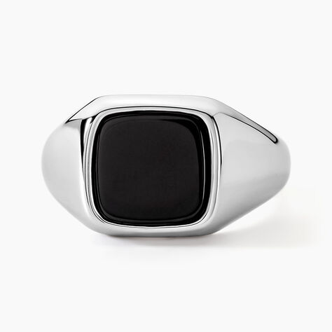 Chevalière Renelia Argent Blanc Blanc Onyx - Chevalières Femme | Marc Orian
